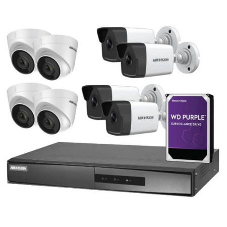 Hikvision 8 Channel Full Kit 2MP CCTV System