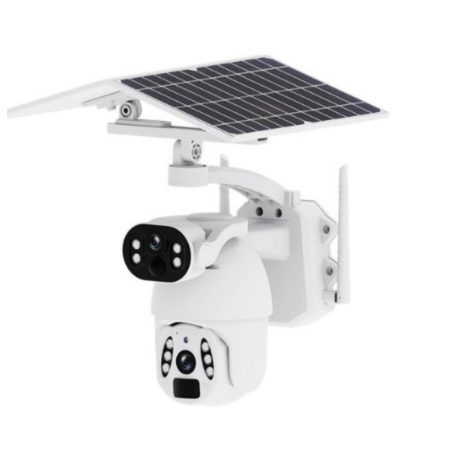 Solar Light UBOX 6MP Dual Lens Wireless CCTV Camera